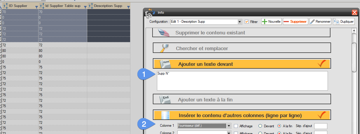 Champs personnalisés, tuto 2 - image 7 - Lancement de MagicEdit
